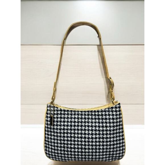 Vintage Coach 8161 Girlie Houndstooth Hobo Bag - Picture 1 of 10